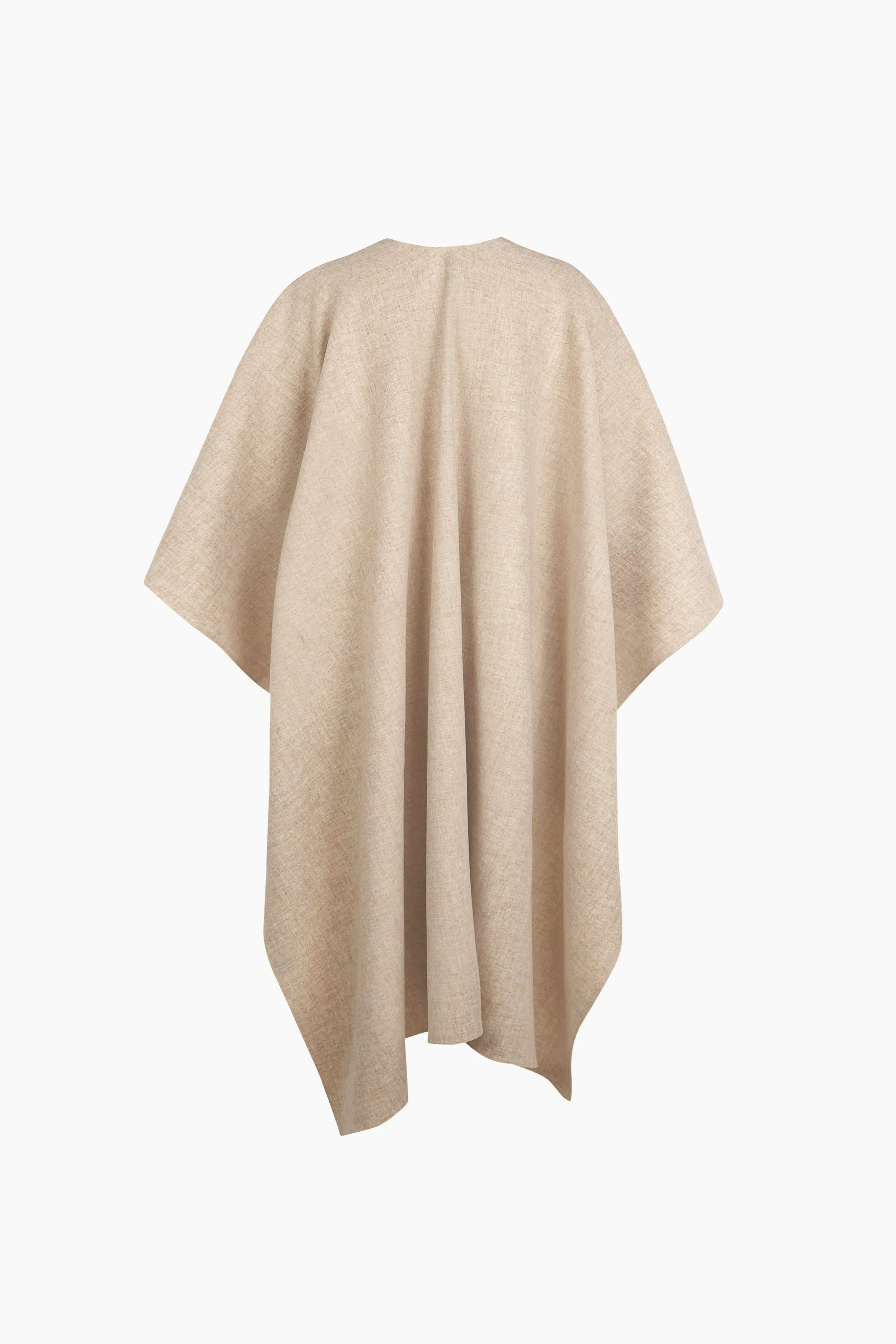 Poncho, abrigo de lana beige melange sold by Cortana product image thumbnail 4