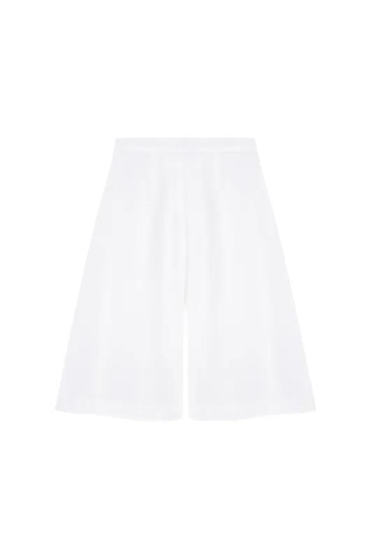 Nadia, shorts en lino blanco sold by Cortana