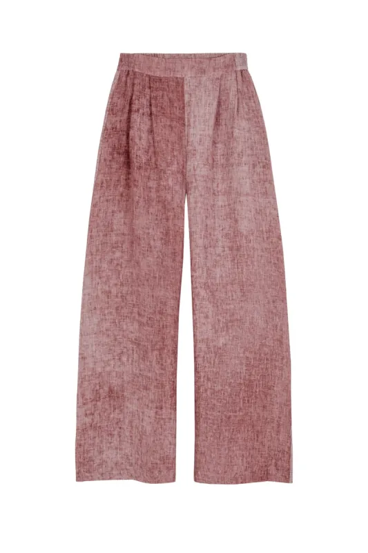 Azama, pantalón en lino maltinto made by Cortana