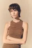 Mirtha, vestido mini avellana sold by Cortana