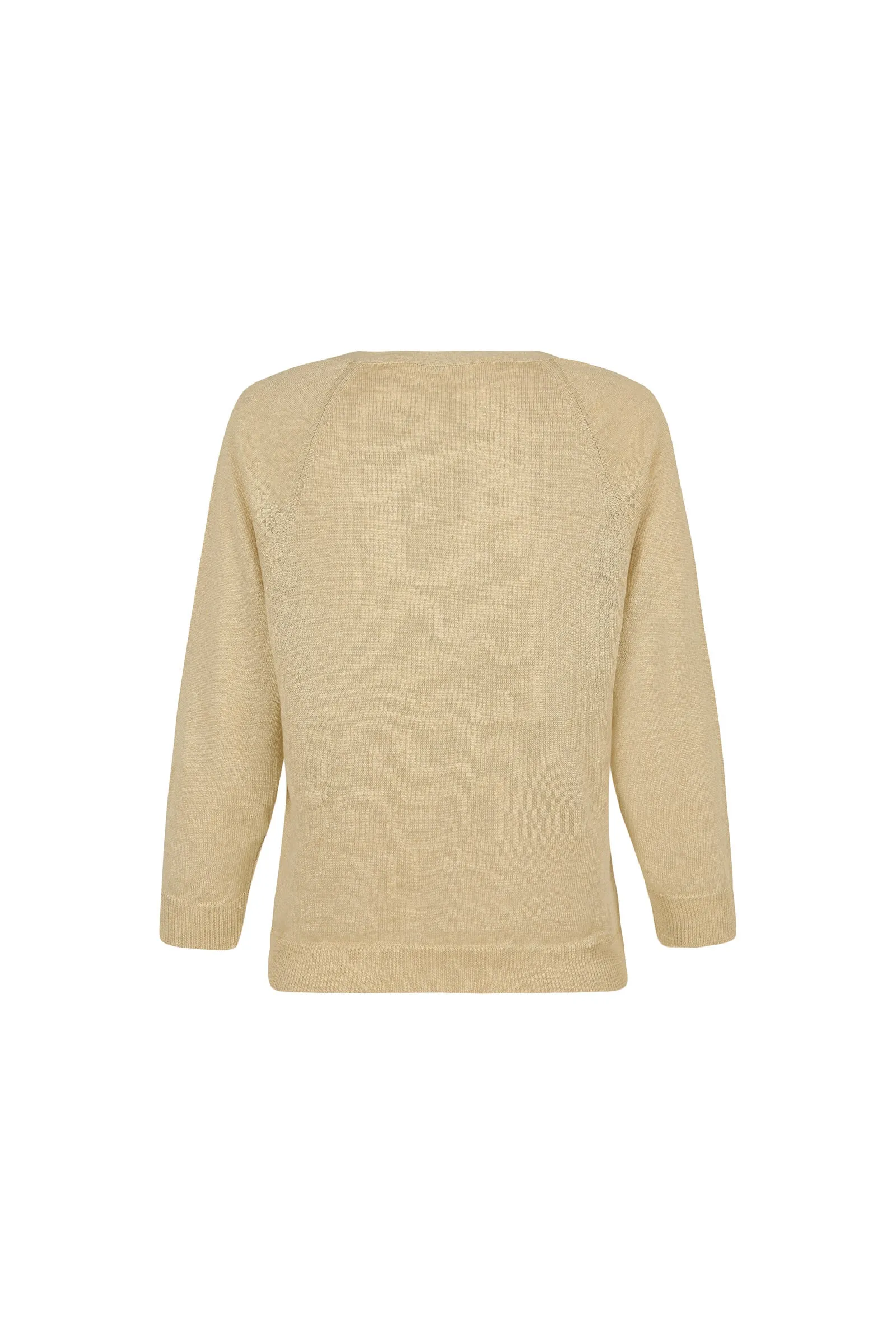 Rinen, cárdigan en punto de lino crudo sold by Cortana product image thumbnail 2