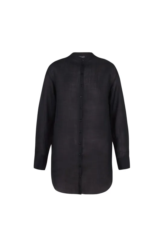 Marco, camisa en ramio gris humo sold by Cortana