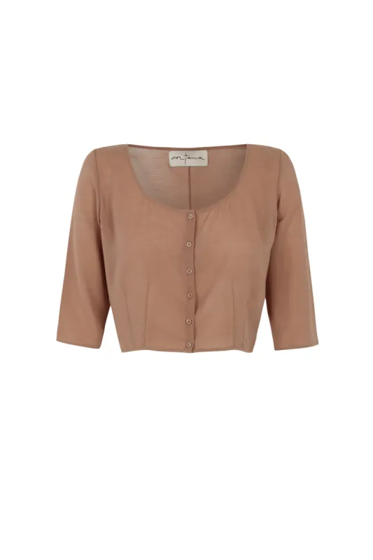 Cass, top corto henna sold by Cortana