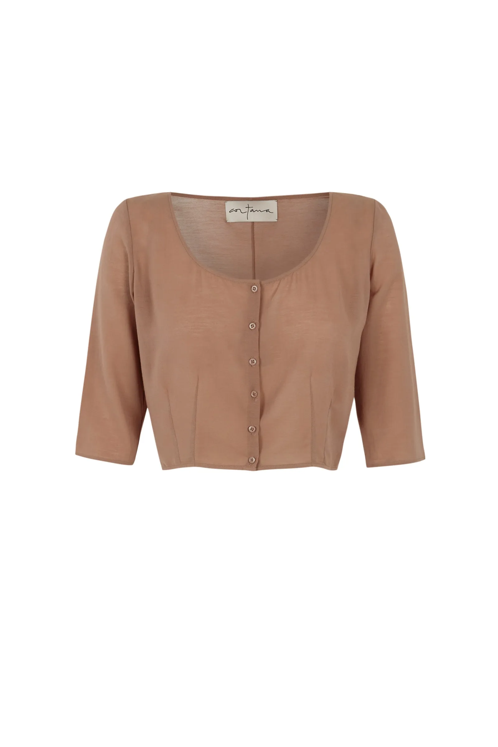 Cass, top corto henna sold by Cortana