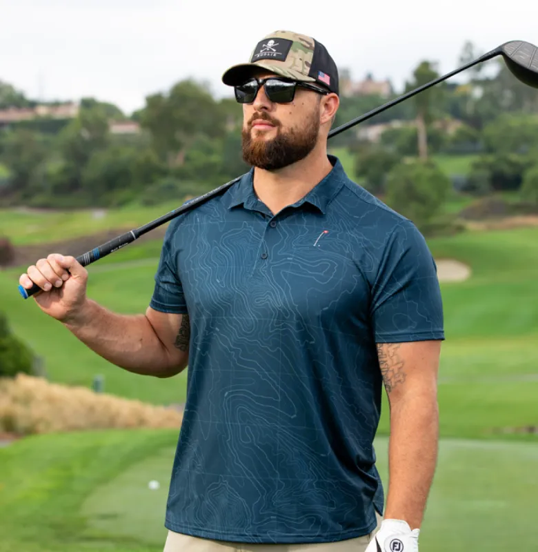 Recce Polo + Hoolie Roger Hat Bundle sold by Hoolie Golf