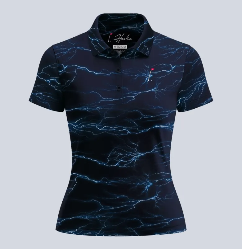 Lightning Rider Women's Polo sold by Hoolie Golf