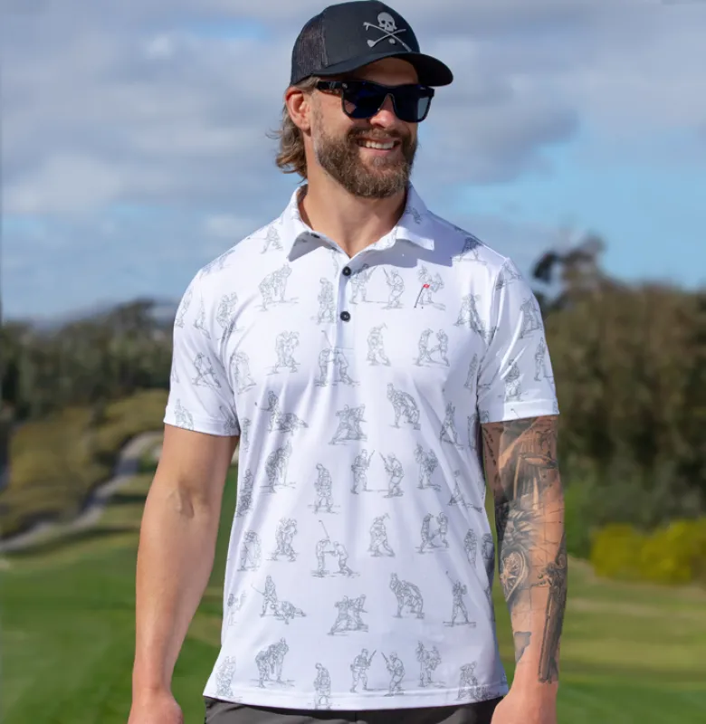 Hand-to-Hand Polo sold by Hoolie Golf