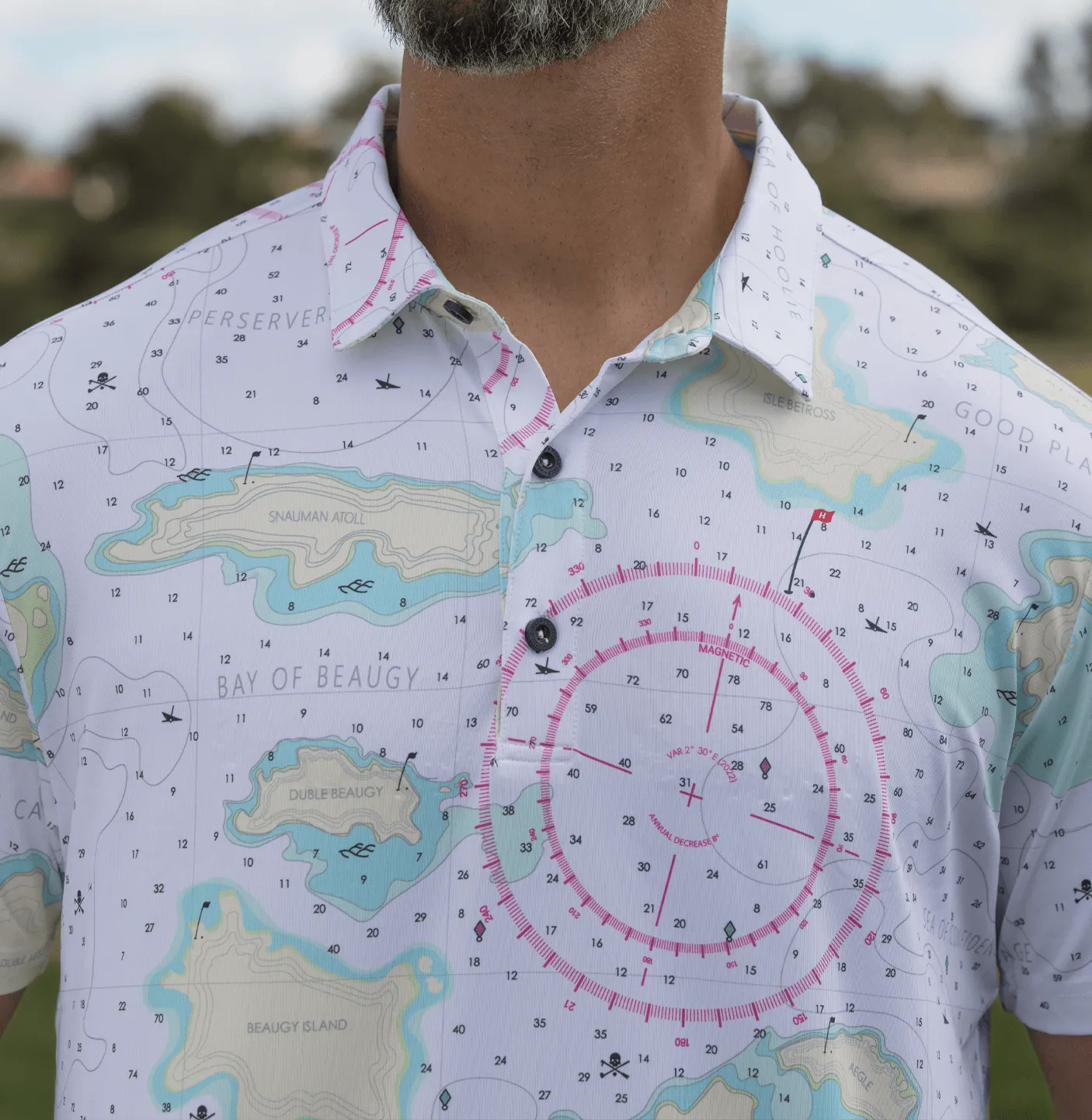 Nautical Polo sold by Hoolie Golf product image thumbnail 3