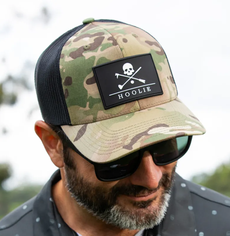 Hoolie Roger Camo Hat sold by Hoolie Golf