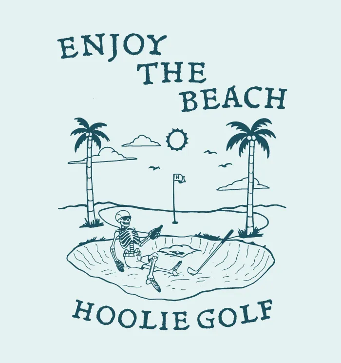 Enjoy the Beach T-shirt sold by Hoolie Golf product image thumbnail 3