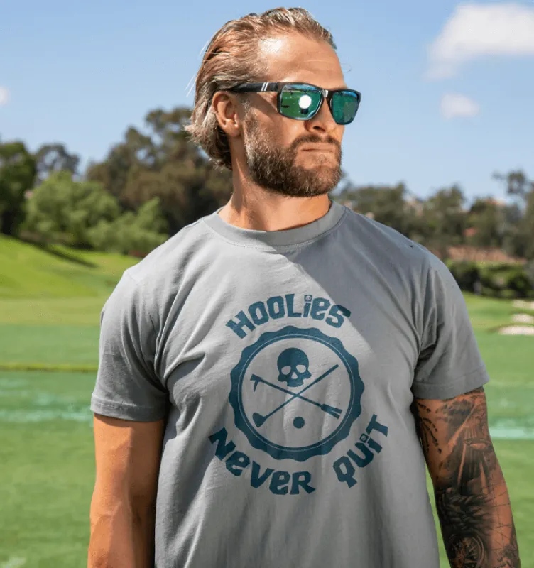 Hoolies Never Quit T-shirt sold by Hoolie Golf