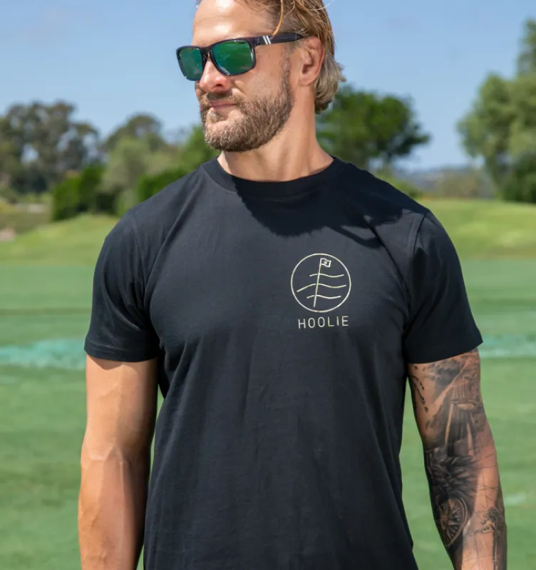 Hoolie Flag Badge Multicam T-shirt sold by Hoolie Golf