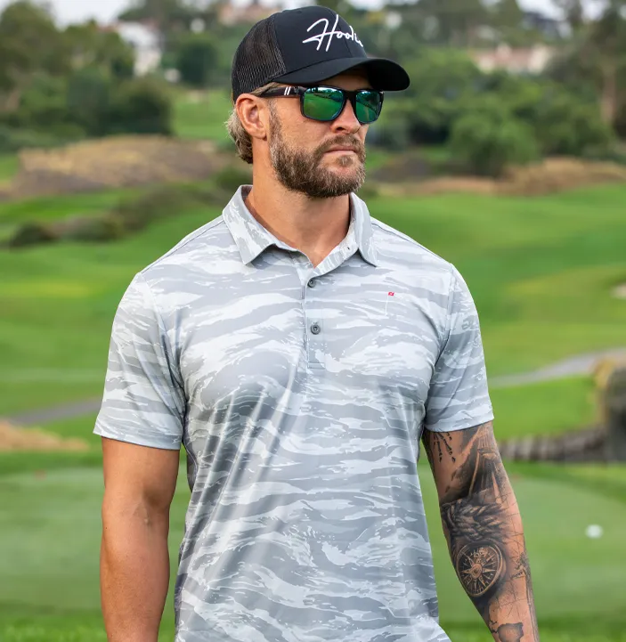 Tiger Stripe Polo sold by Hoolie Golf product image thumbnail 4