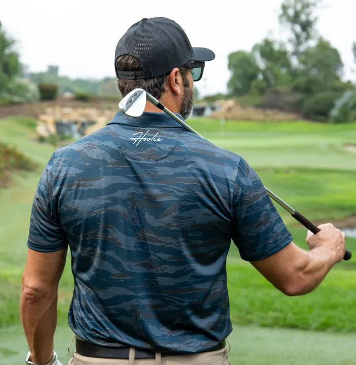 Tiger Stripe Polo sold by Hoolie Golf product image thumbnail 2