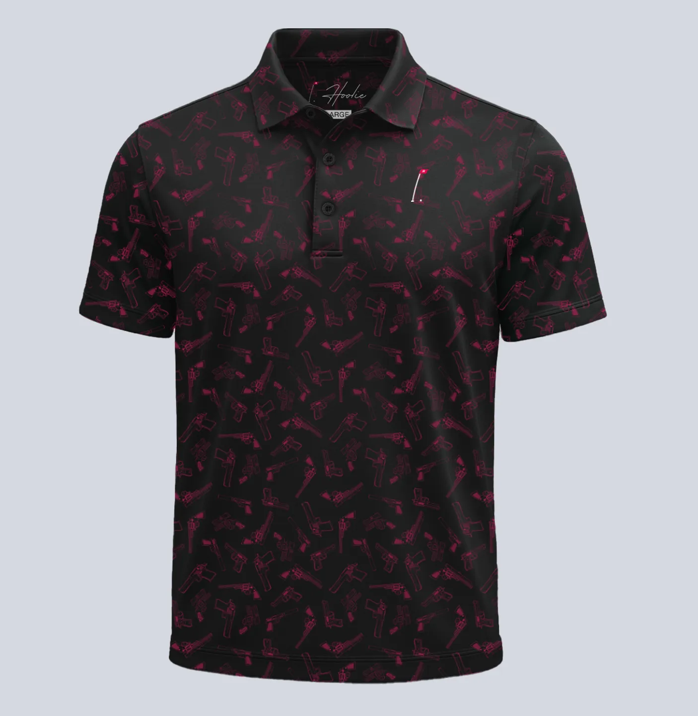 Straight Shooter Polo sold by Hoolie Golf product image thumbnail 2