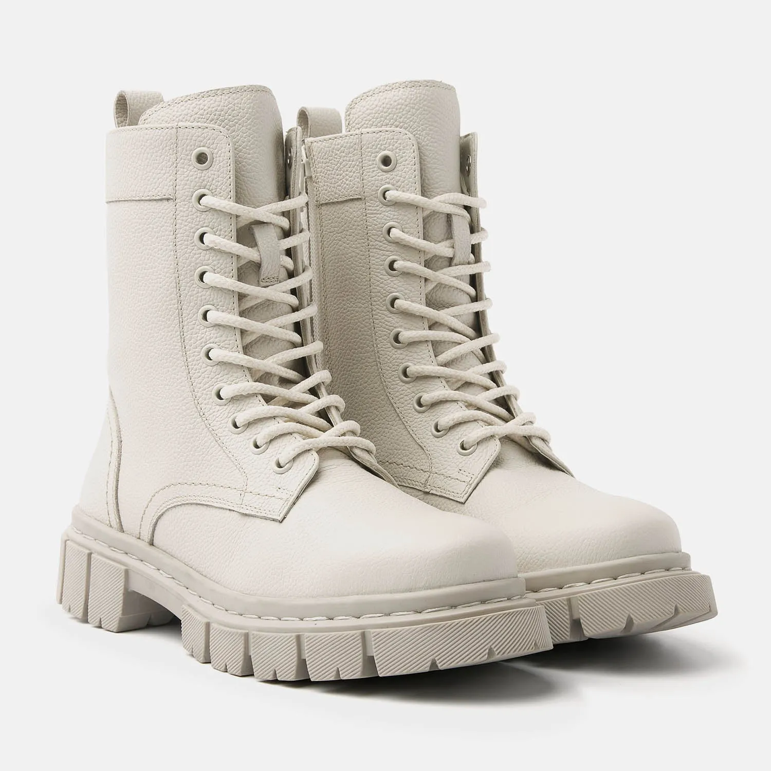 Dames Veterboots 53.592 Off-white sold by Lazmani product image thumbnail 2
