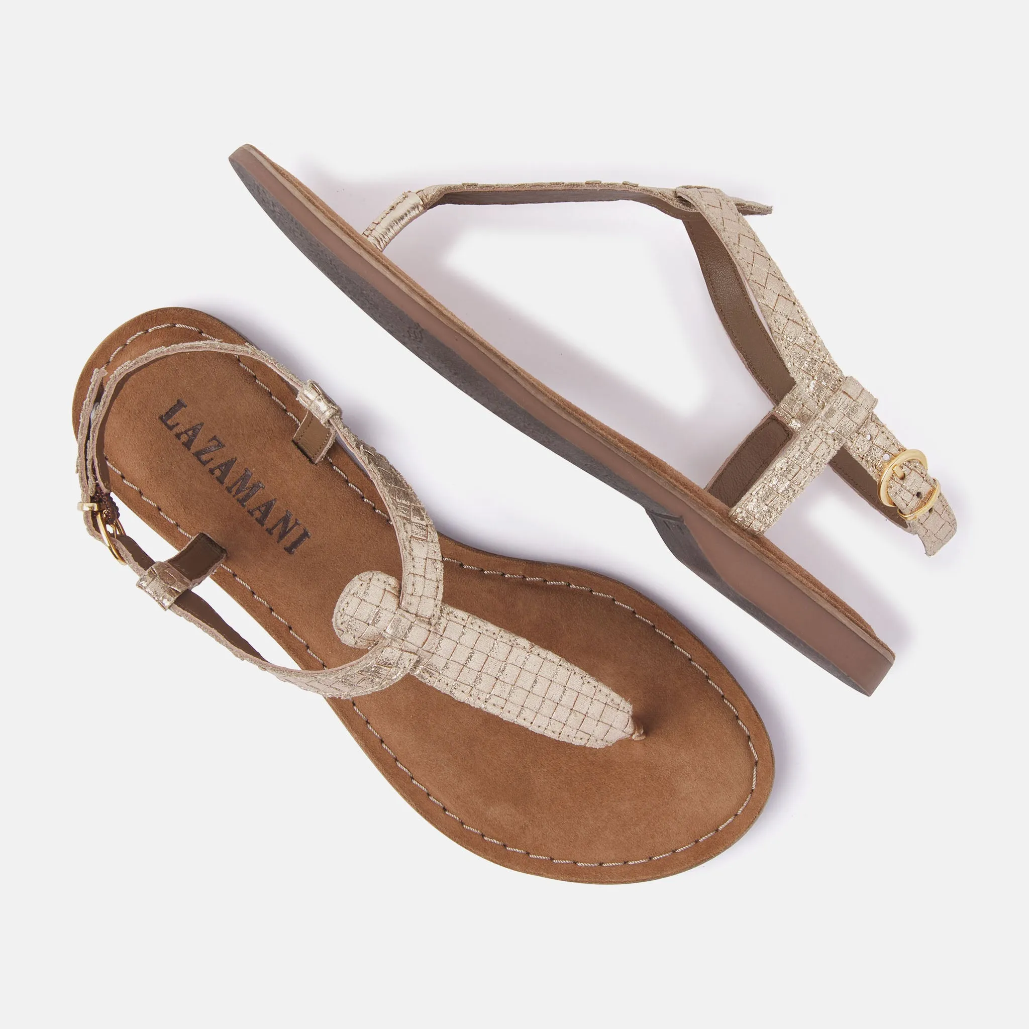 Ruby Dames Sandalen Gold sold by Lazmani product image thumbnail 4