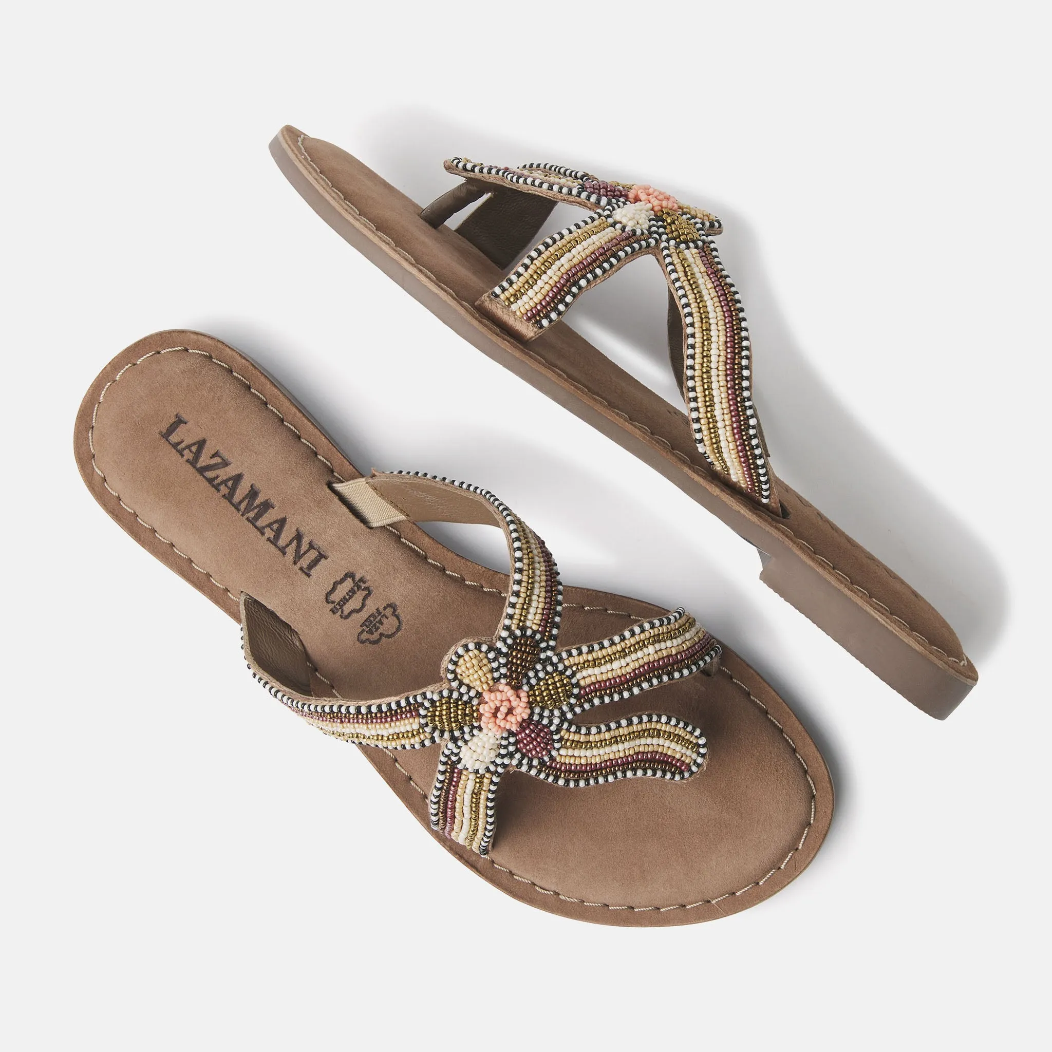 Dames Slippers 75.419 Taupe sold by Lazmani product image thumbnail 4