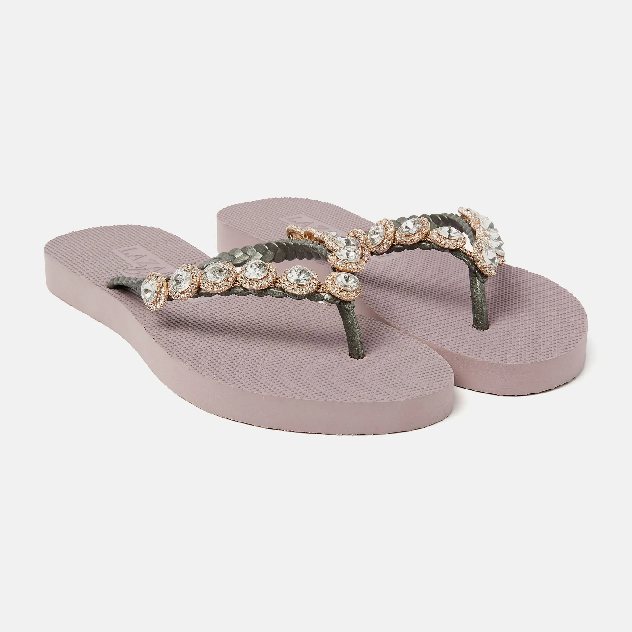 Bora Bora Beach Dames Slippers Rose sold by Lazmani product image thumbnail 2