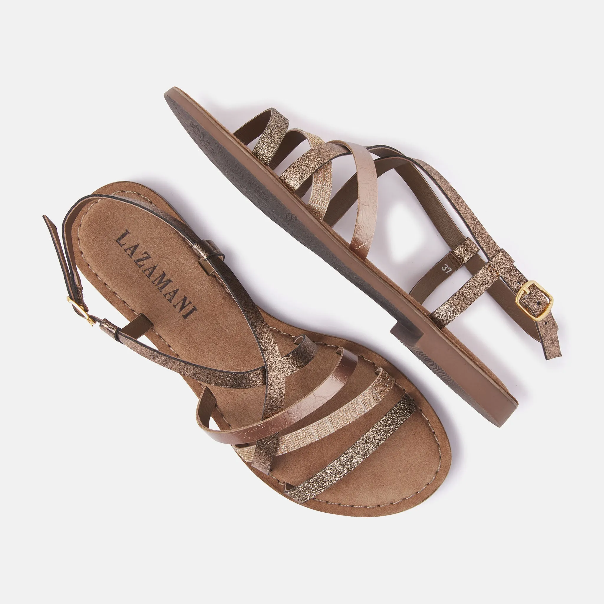 Dames Sandalen 75.529 Copper sold by Lazmani product image thumbnail 4