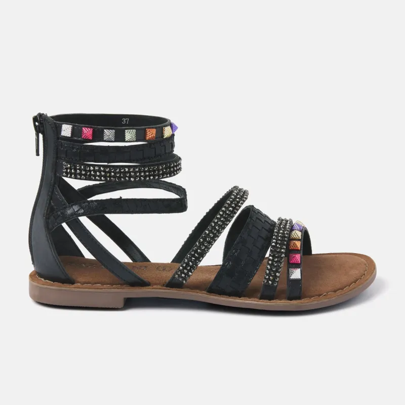 Dames Sandalen 75.406 Black sold by Lazmani