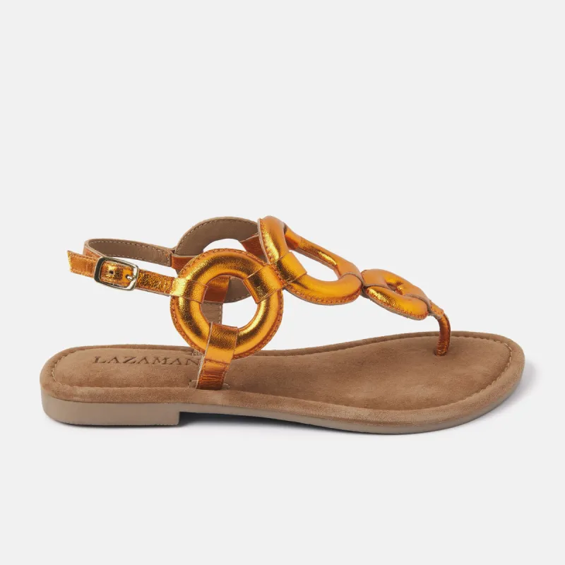 Dames Sandalen 33.543 Orange sold by Lazmani