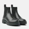 Beau Dames Chelsea Boots Leer Black sold by Lazmani