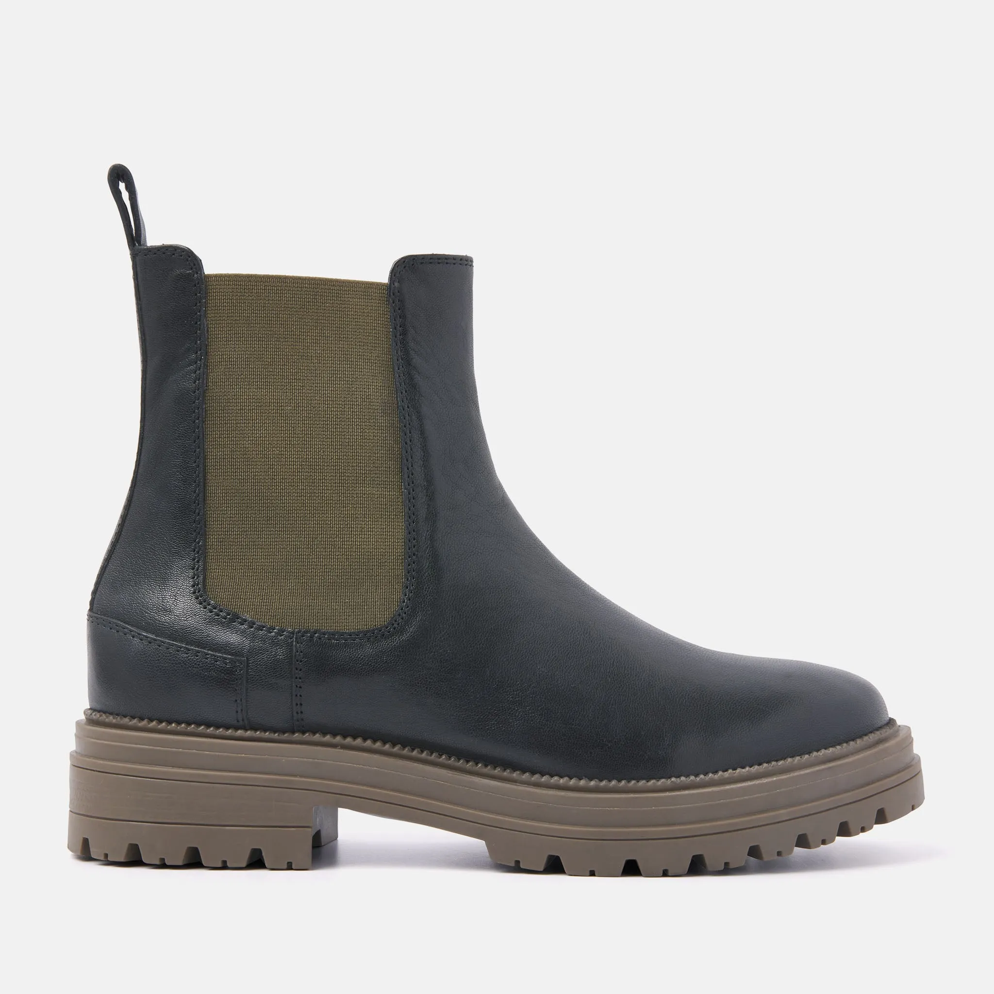 Dames Chelsea Boots 85.417 Khaki-Black sold by Lazmani