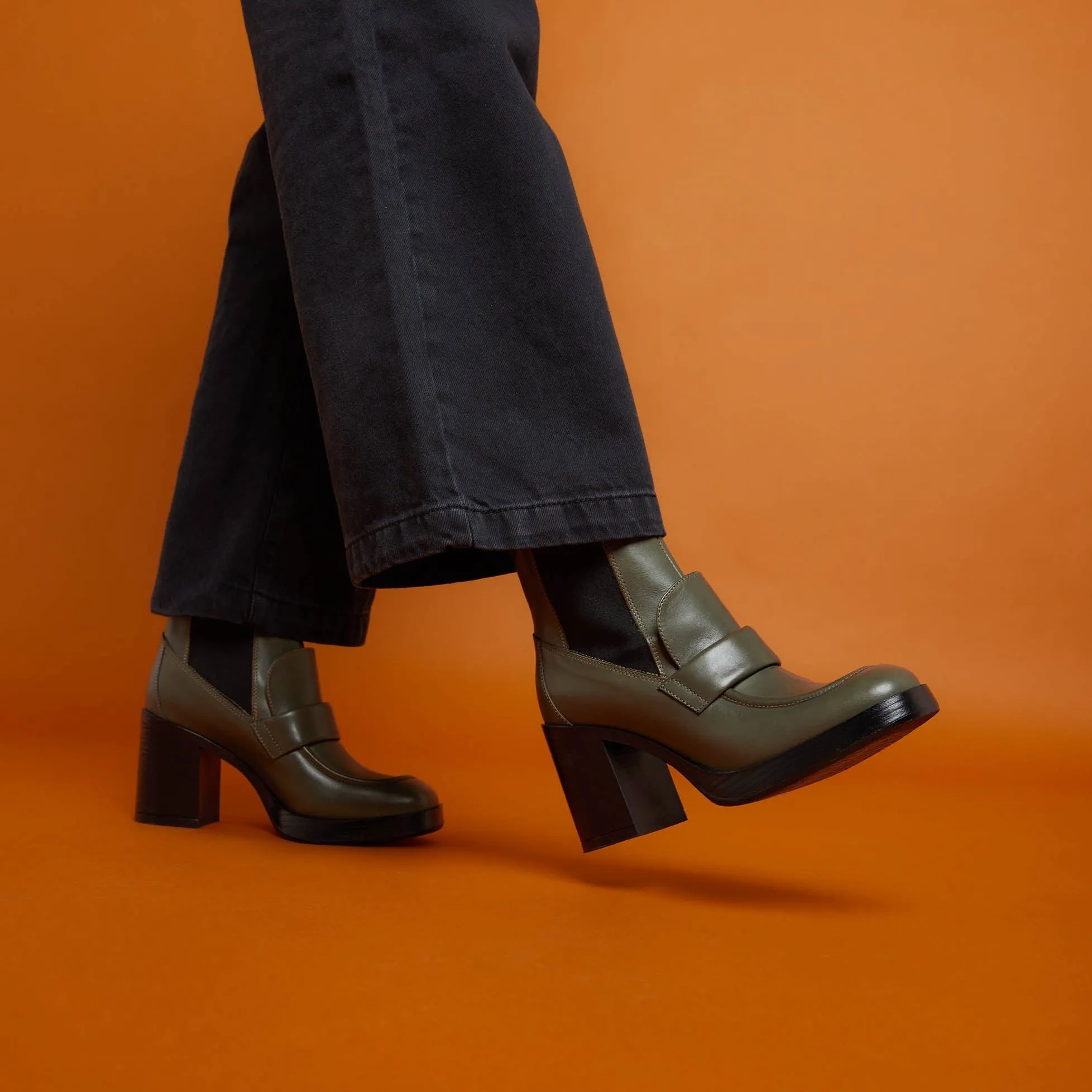 Dames Chelsea Boots 55.094 Verde sold by Lazmani product image thumbnail 2