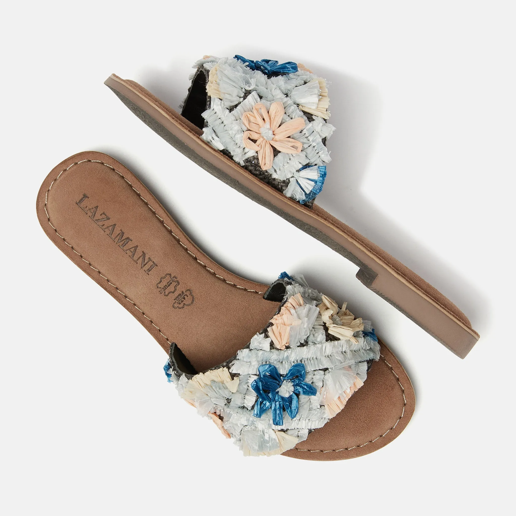 Jolie Raffia Dames Slippers Black sold by Lazmani product image thumbnail 3