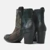 Dames Enkellaarsjes 85.605 Petrol-Disco sold by Lazmani