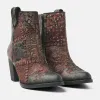 Dames Enkellaarsjes 85.605 Bronze sold by Lazmani