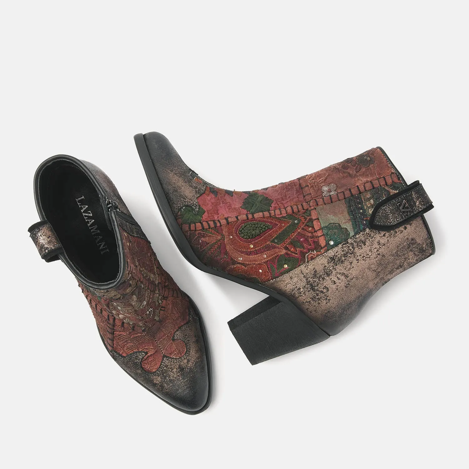 Dames Enkellaarsjes 85.605 Bronze sold by Lazmani product image thumbnail 4