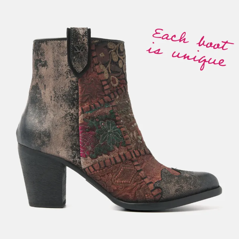 Dames Enkellaarsjes 85.605 Bronze sold by Lazmani