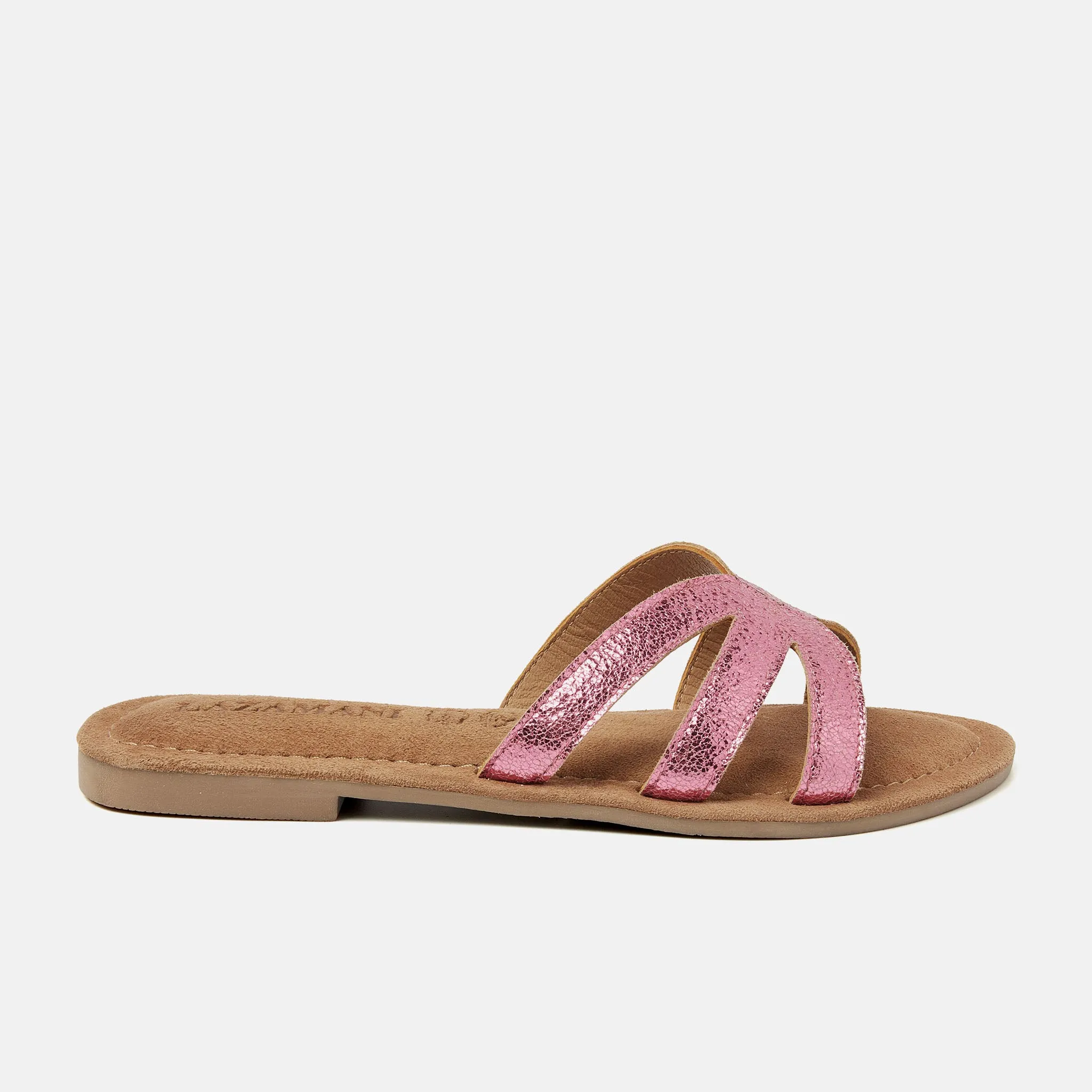 Nina Leren Dames Slippers Pink sold by Lazmani