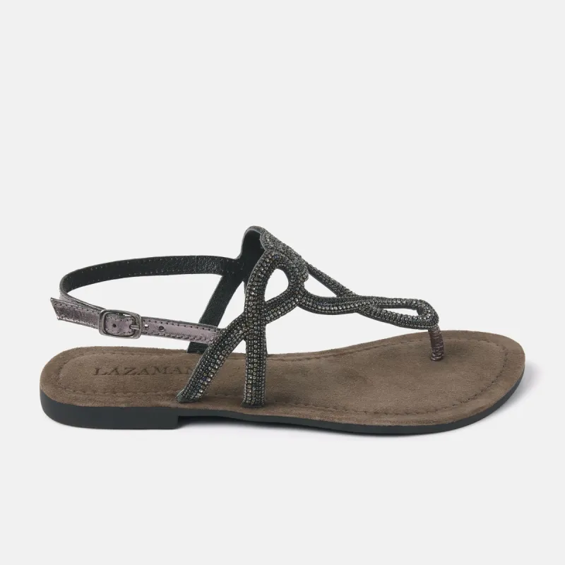 Dames Sandalen 33.510 Pewter sold by Lazmani