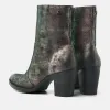 Dames Enkellaarsjes 85.602 Purple-Disco sold by Lazmani