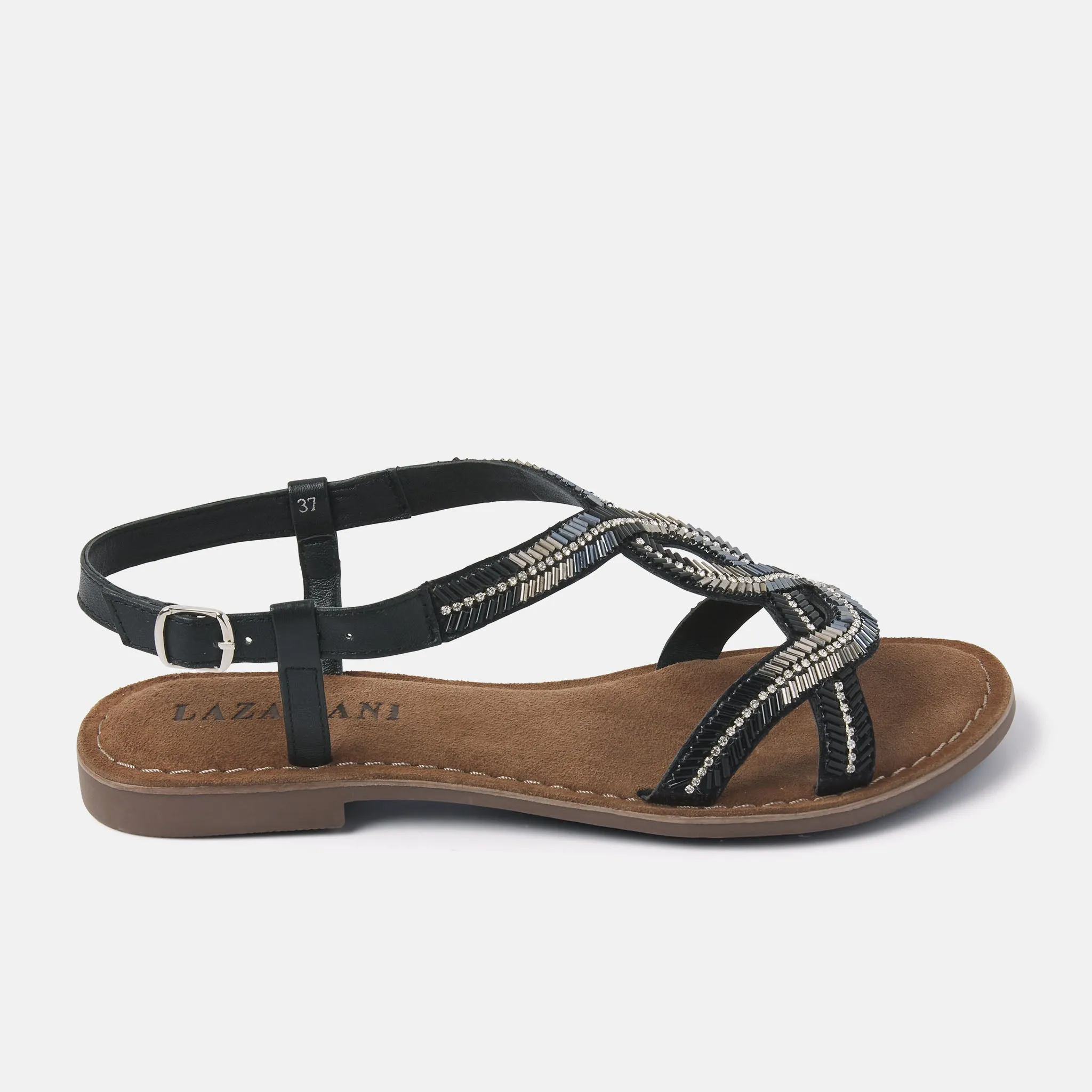 Dames Sandalen 75.290 Black sold by Lazmani
