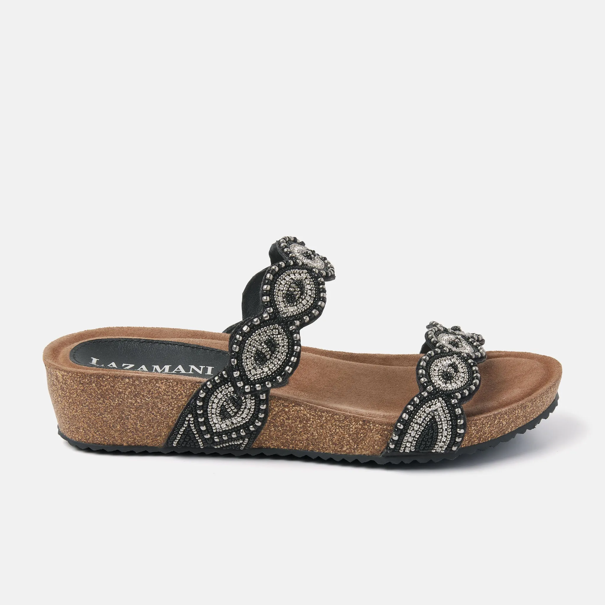 Dames Slippers 75.366 Black sold by Lazmani