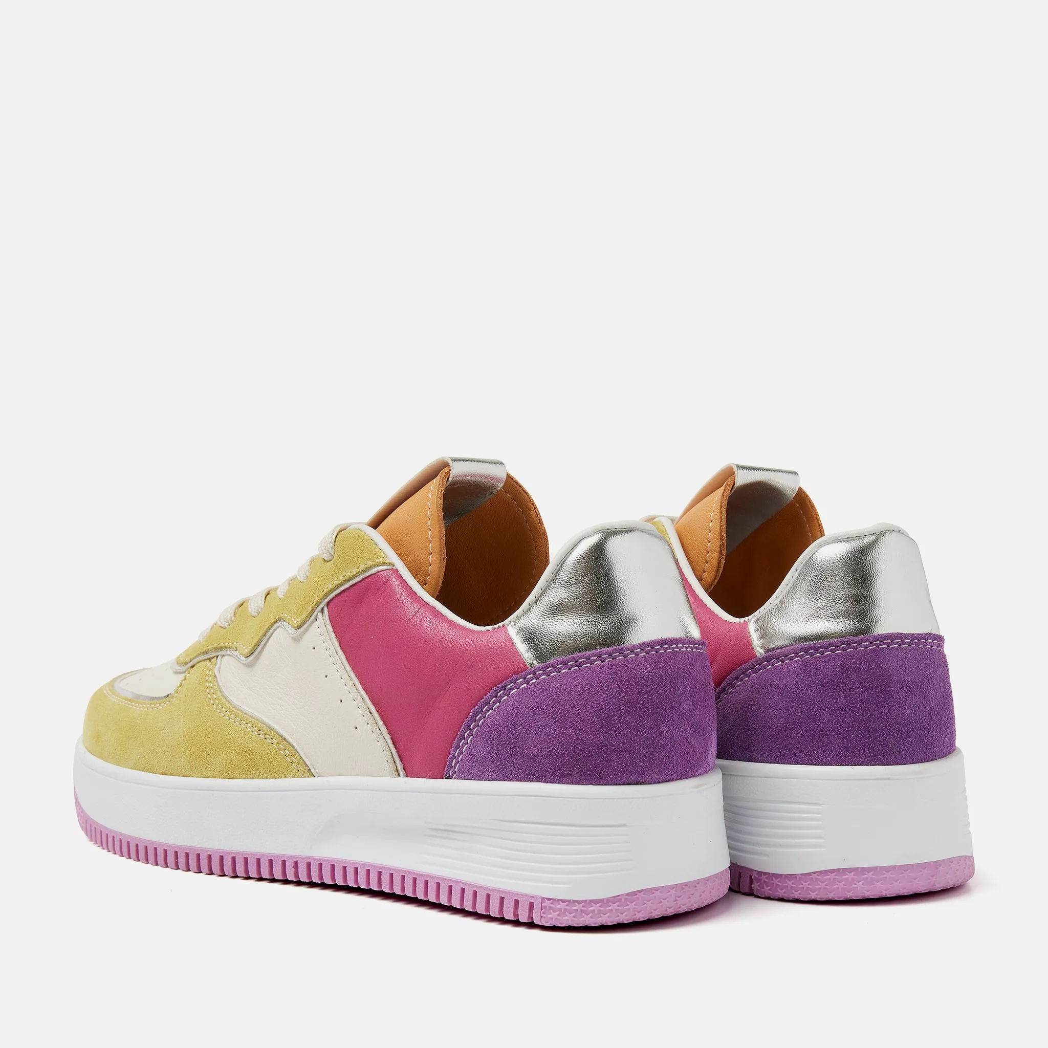 Barcelona Leren Dames Sneakers Yellow sold by Lazmani product image thumbnail 3