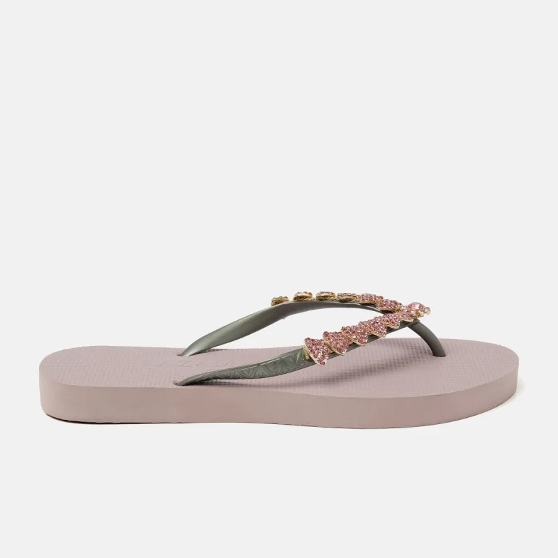 Nusa Penida Beach Dames Slippers Rose sold by Lazmani