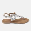Dames Sandalen 33.543 Silver sold by Lazmani