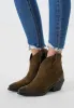 Gigi Dames Enkellaarsjes Suede Green sold by Lazmani