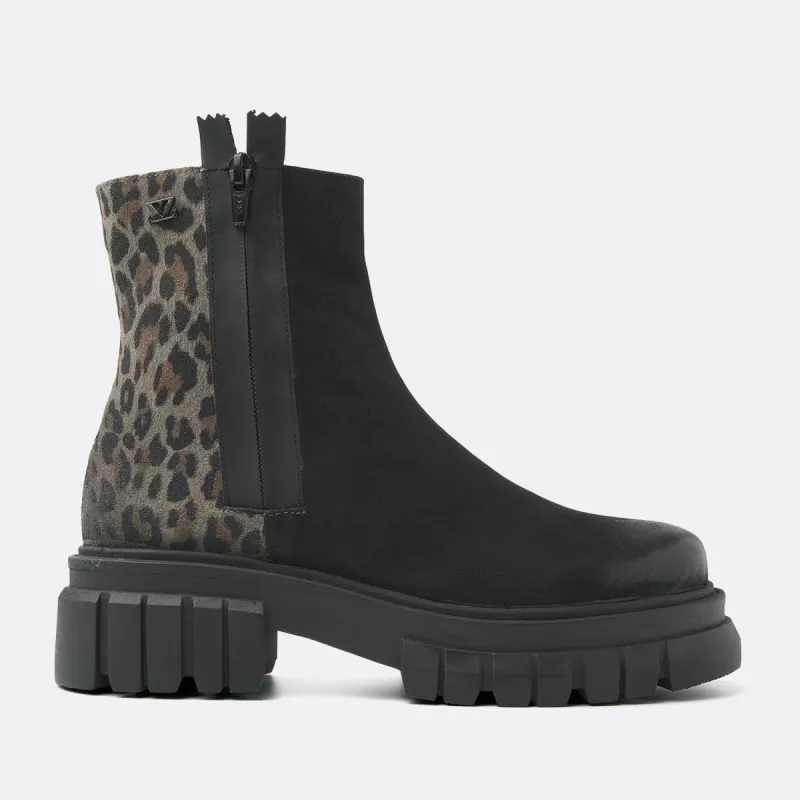 Dames Boots 85.612 Leopard-Black sold by Lazmani