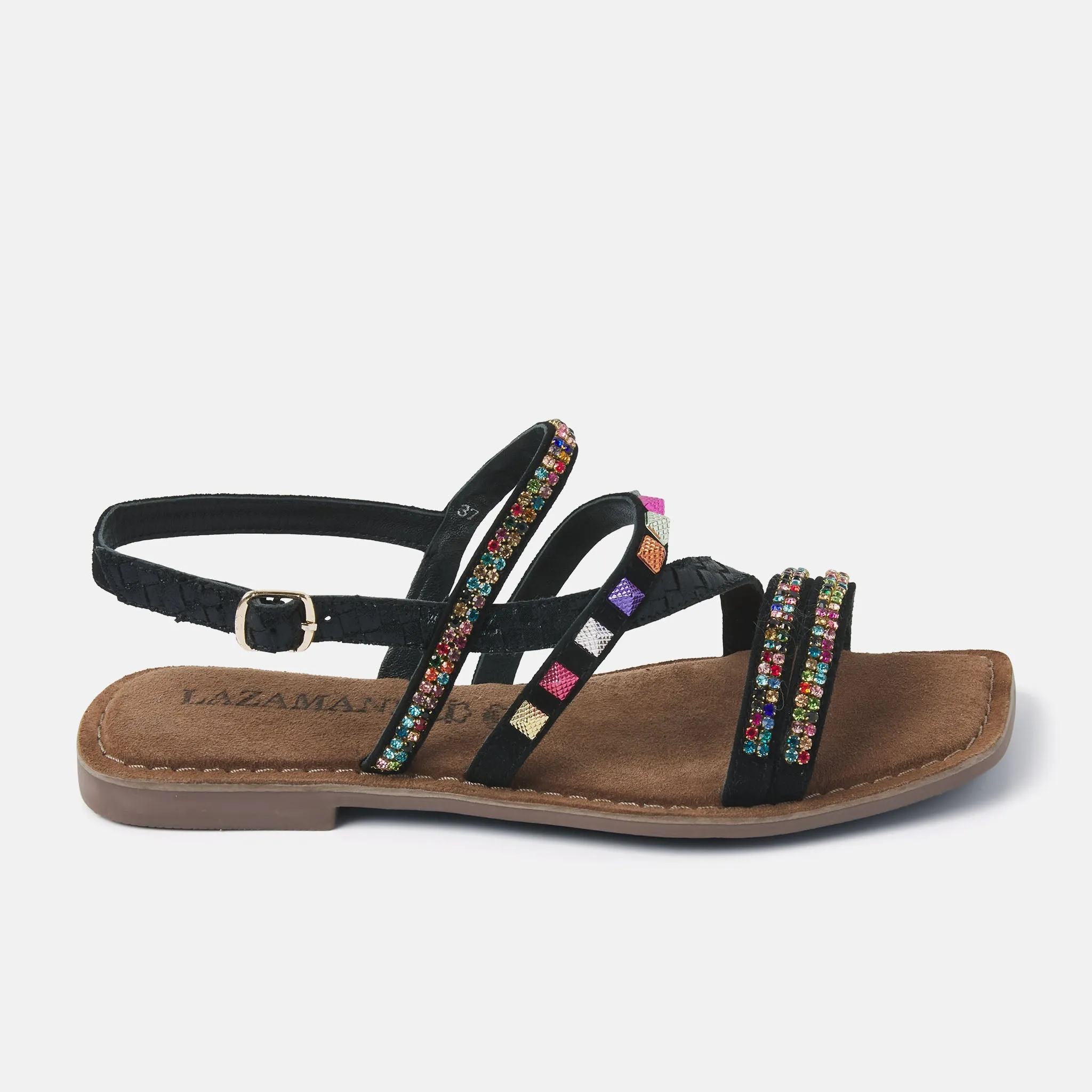 Dames Sandalen 75.405 Black sold by Lazmani