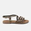 Zuri Dames Sandalen Brown sold by Lazmani