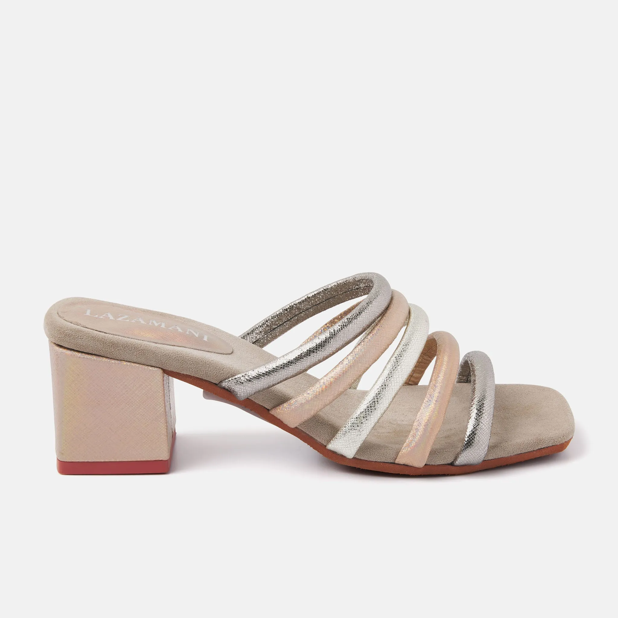 Dames Muiltjes 85.562 Biscuit Multi sold by Lazmani