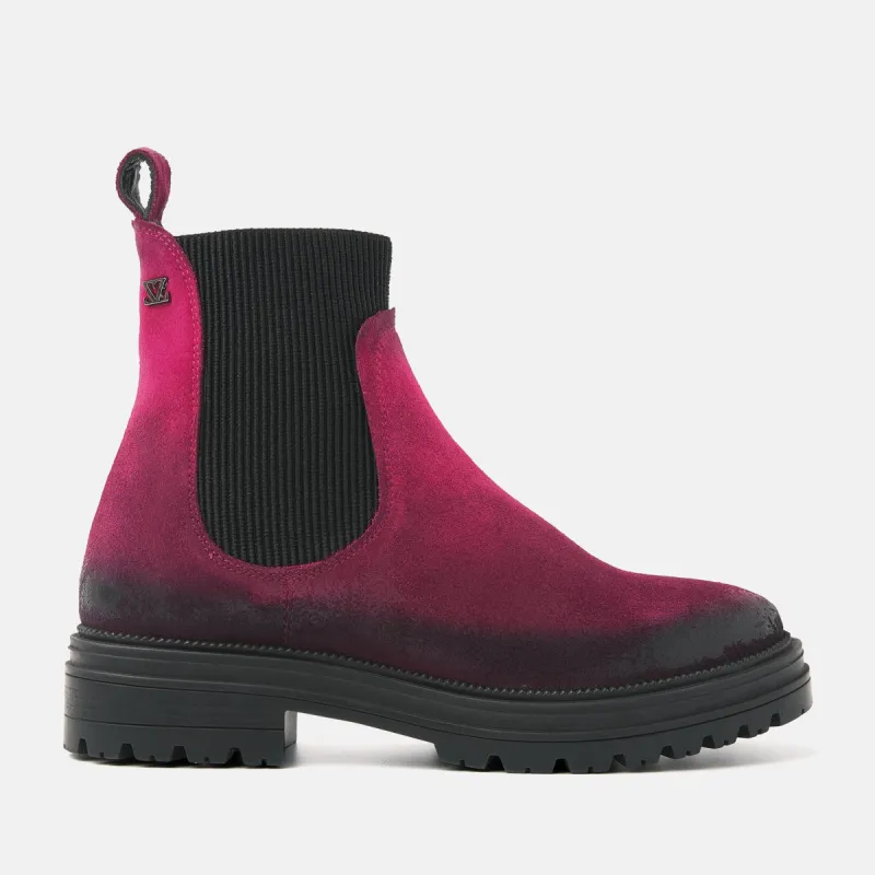 Black Suede Ravien Harness Chelsea Boots | Parallel