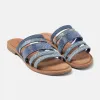 Caro Dames Slippers Denim sold by Lazmani