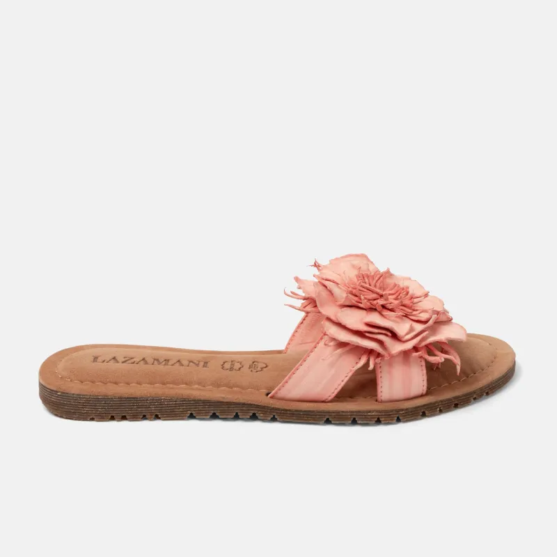 Zinnia Dames Slippers Leer Coral sold by Lazmani